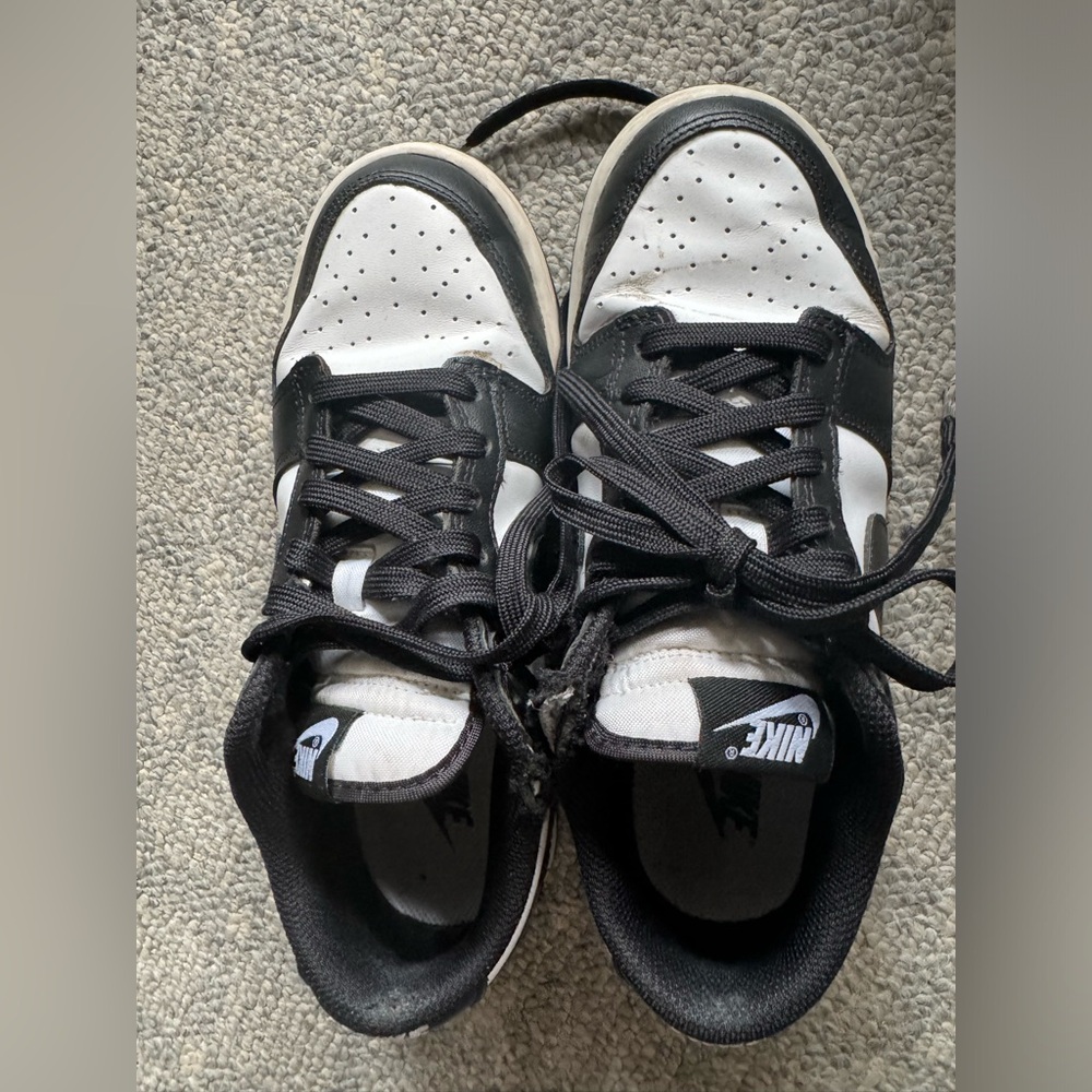 Nike Black and White Low-Top Sneakers